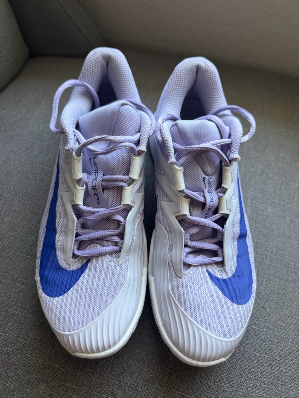 Nike Court Air Zoom Vapor 12 HC White World Indigo Size 7.5 Women